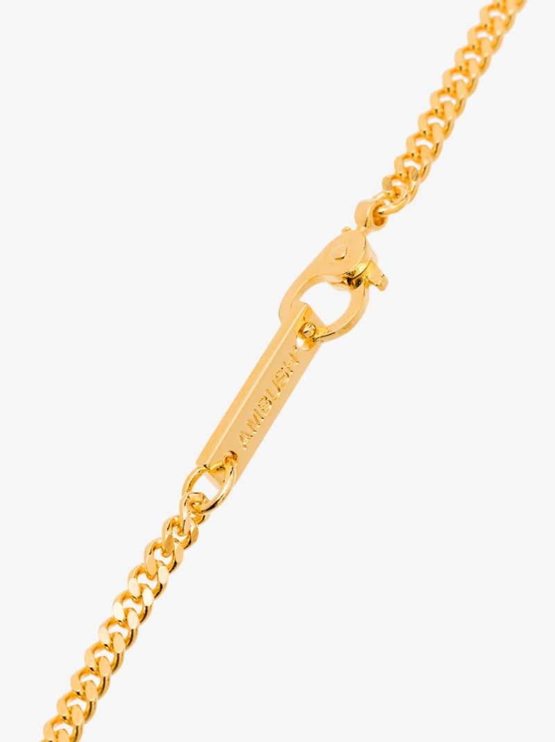 Gold Tone Large Lighter Case Necklace