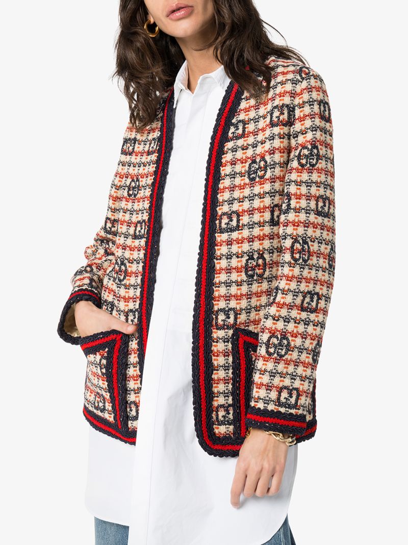 Web Stripe Tweed Jacket