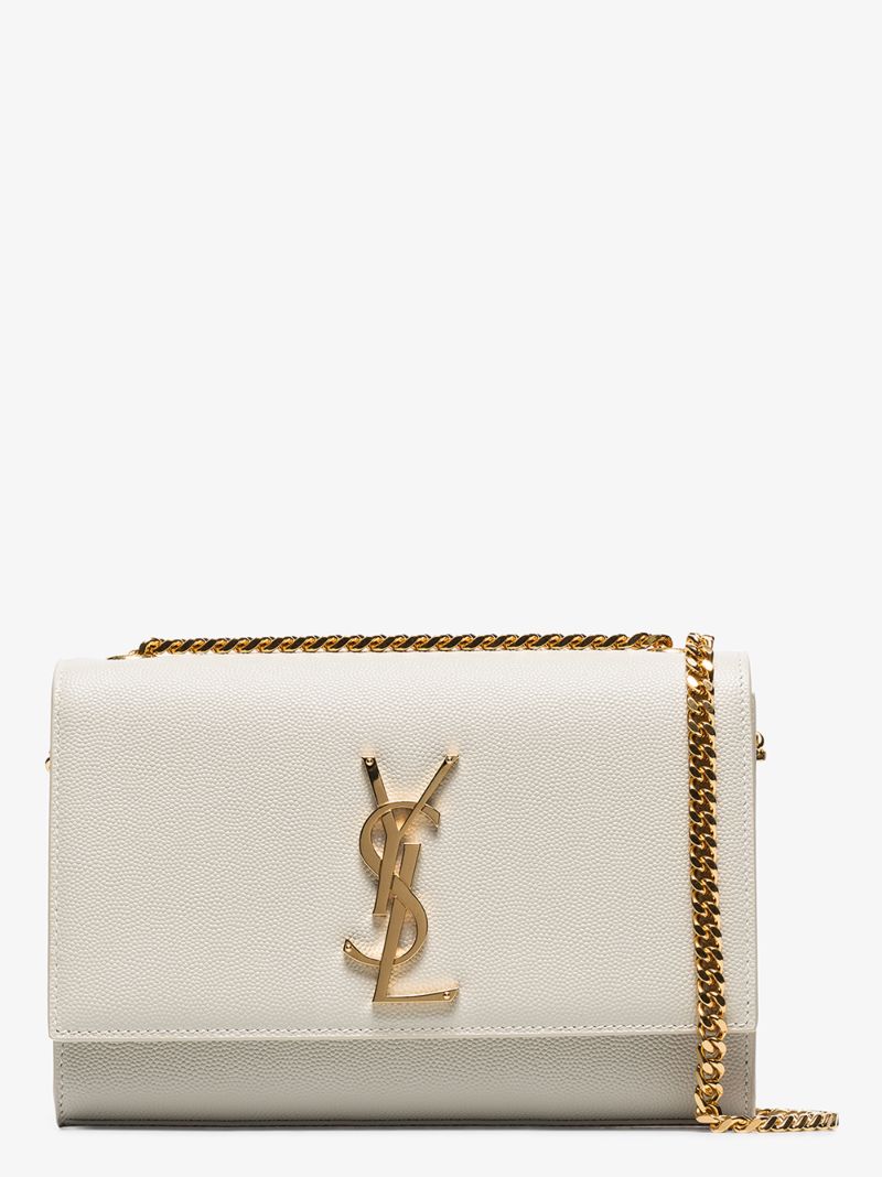 White Kate Small Leather Shoulder Bag