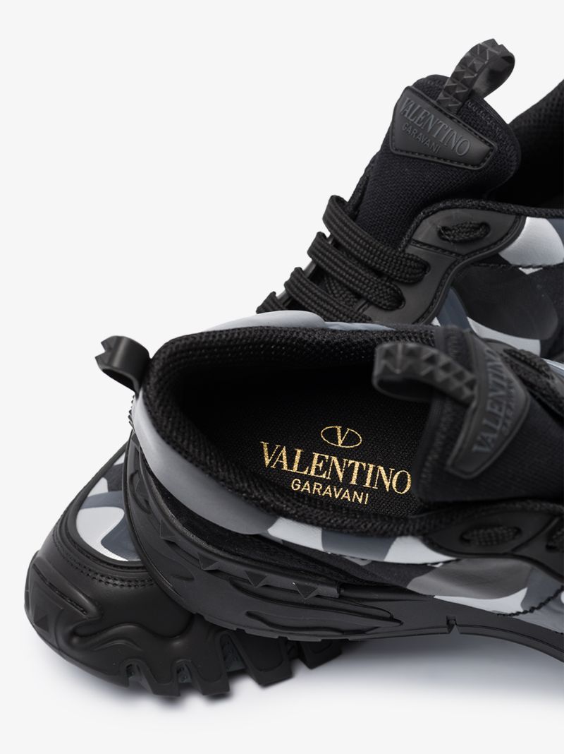 Black Rockrunner Plus Camouflage Sneakers