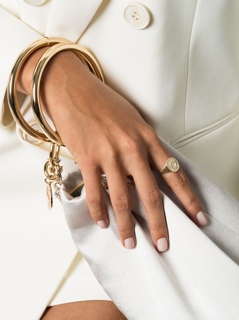 18k Yellow Gold Prime Diamond Signet Ring
