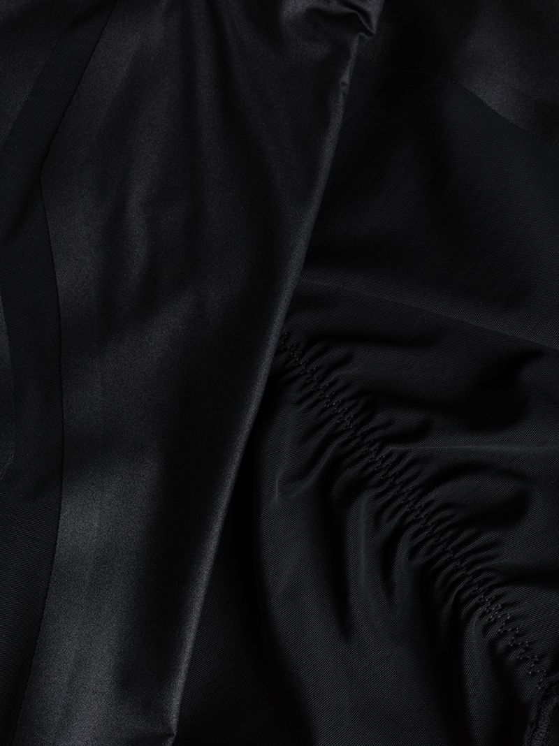 Black Haute Contour High Waist Shorts