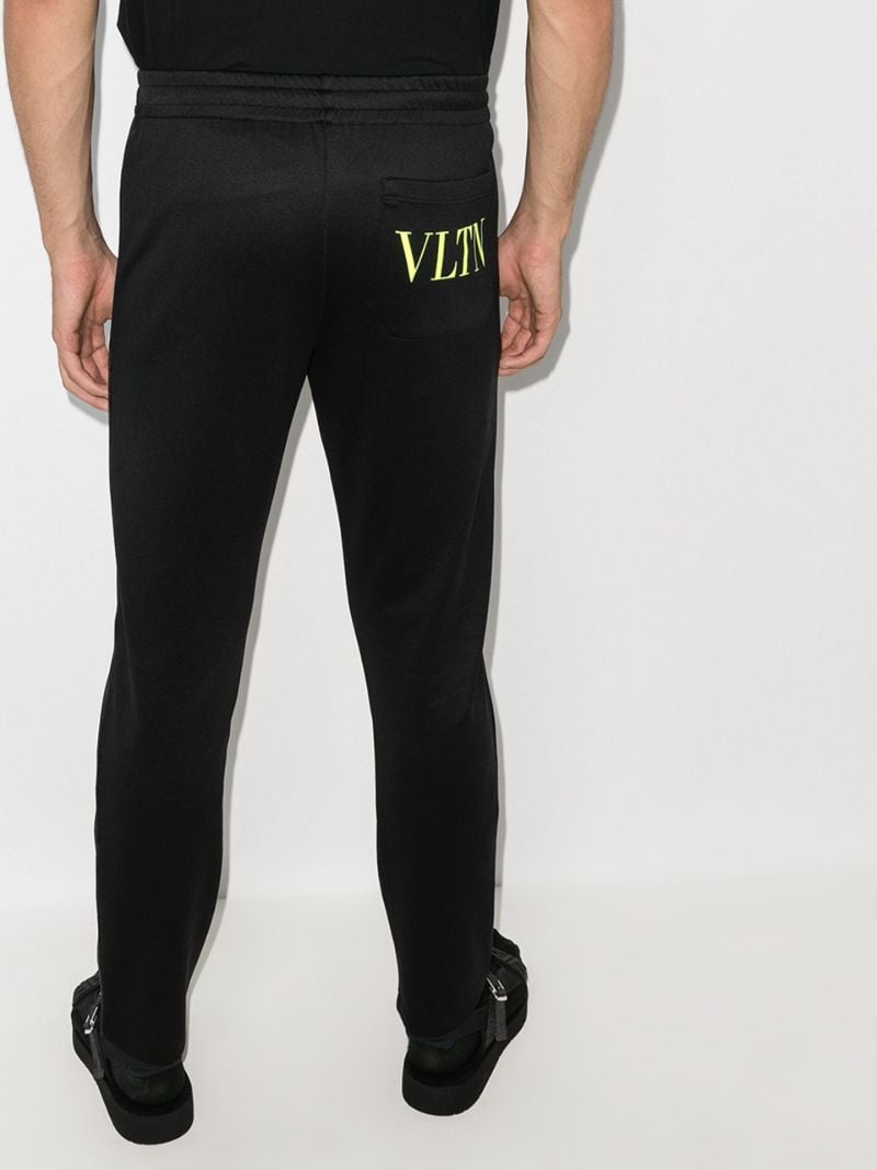 Black Vltn Logo Track Pants