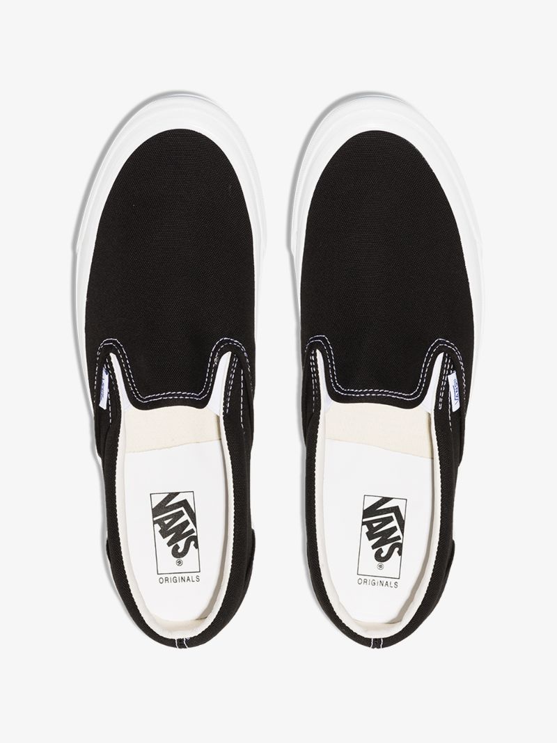 Black Ua Og Classic Slip-on Lx Sneakers