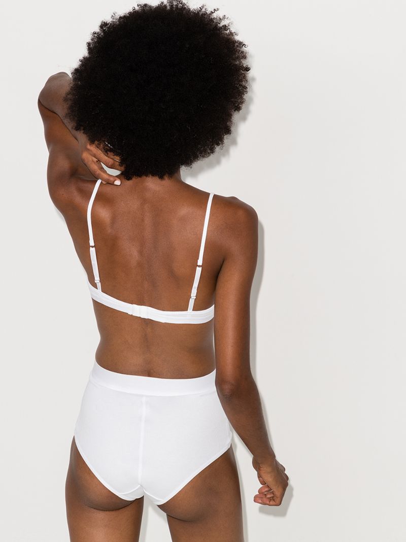 Crescent Moon Ribbed Bra