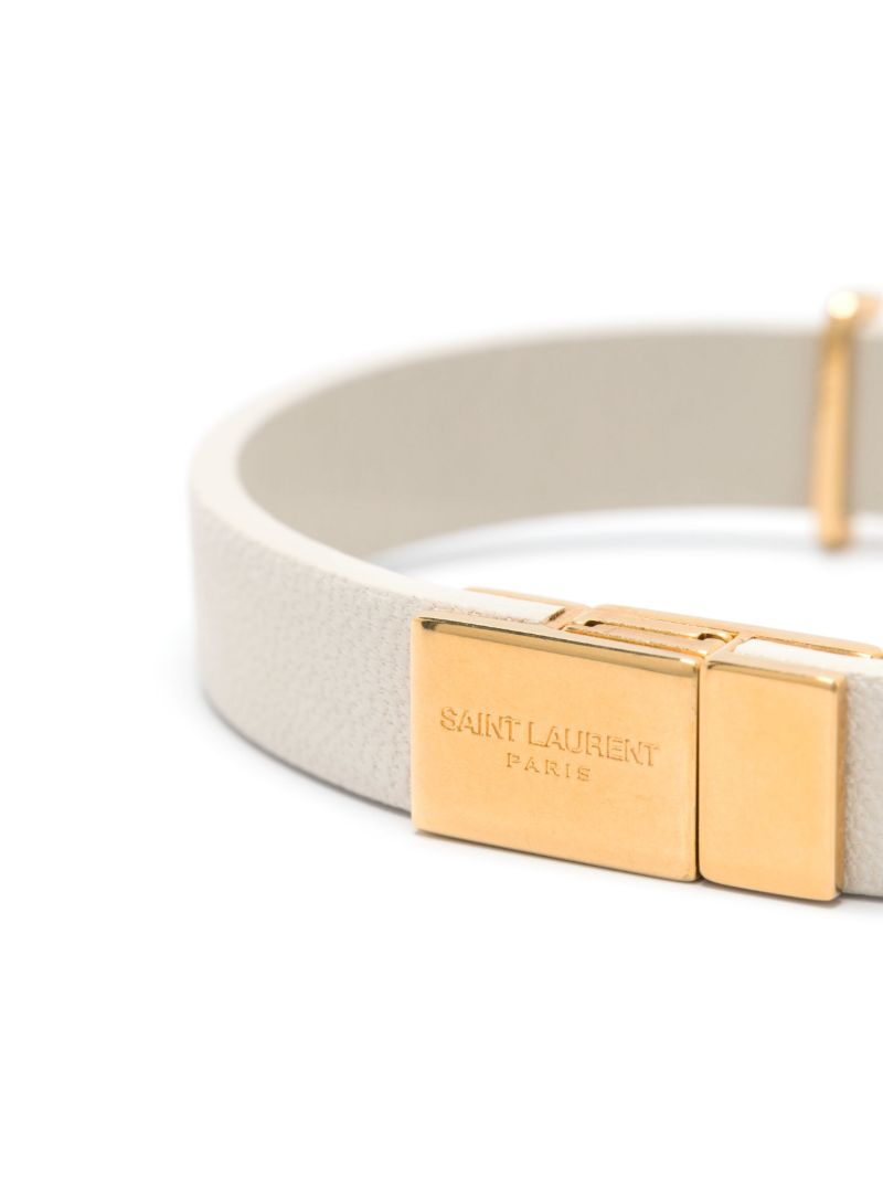 Gold-tone Opyum Leather Bracelet