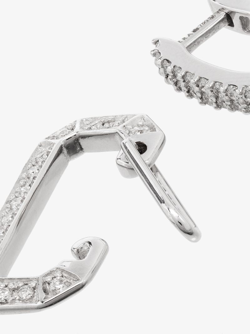 18k White Gold Chiara Small Diamond Earring