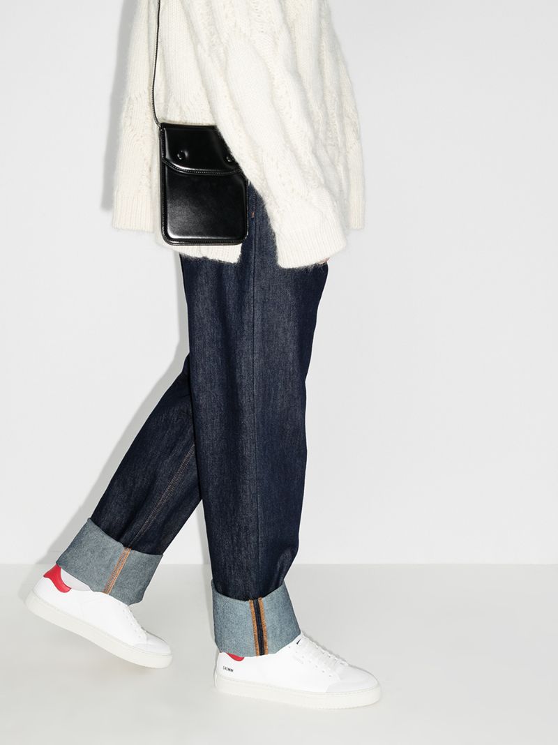 White Clean 90 Triple Leather Sneakers
