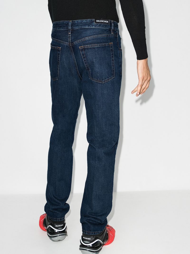 Faded Slim Leg Jeans
