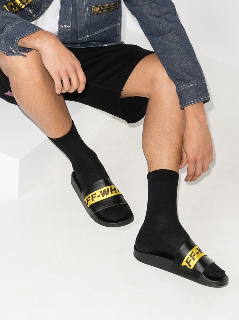 Black and Yellow Industrial Slides