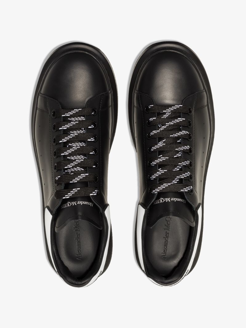 Black and White Oversized Sneakers