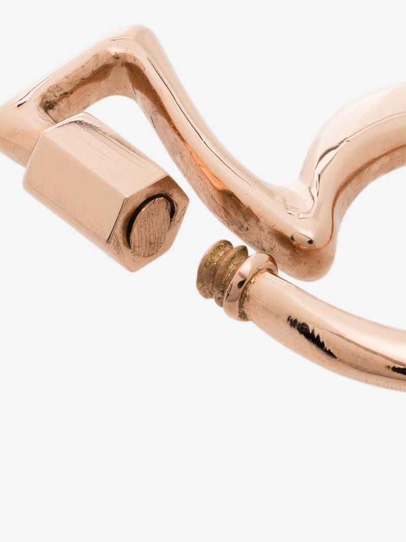 14k Rose Gold 9 Lock Charm