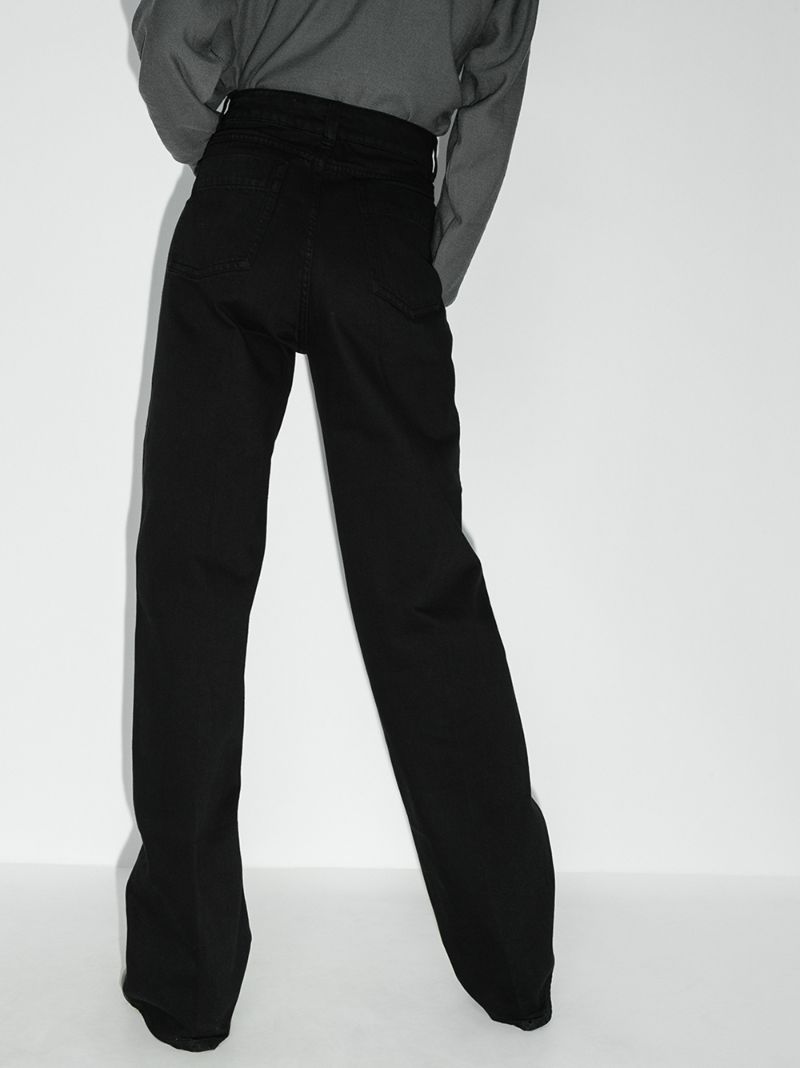 High Waist Straight Leg Jeans