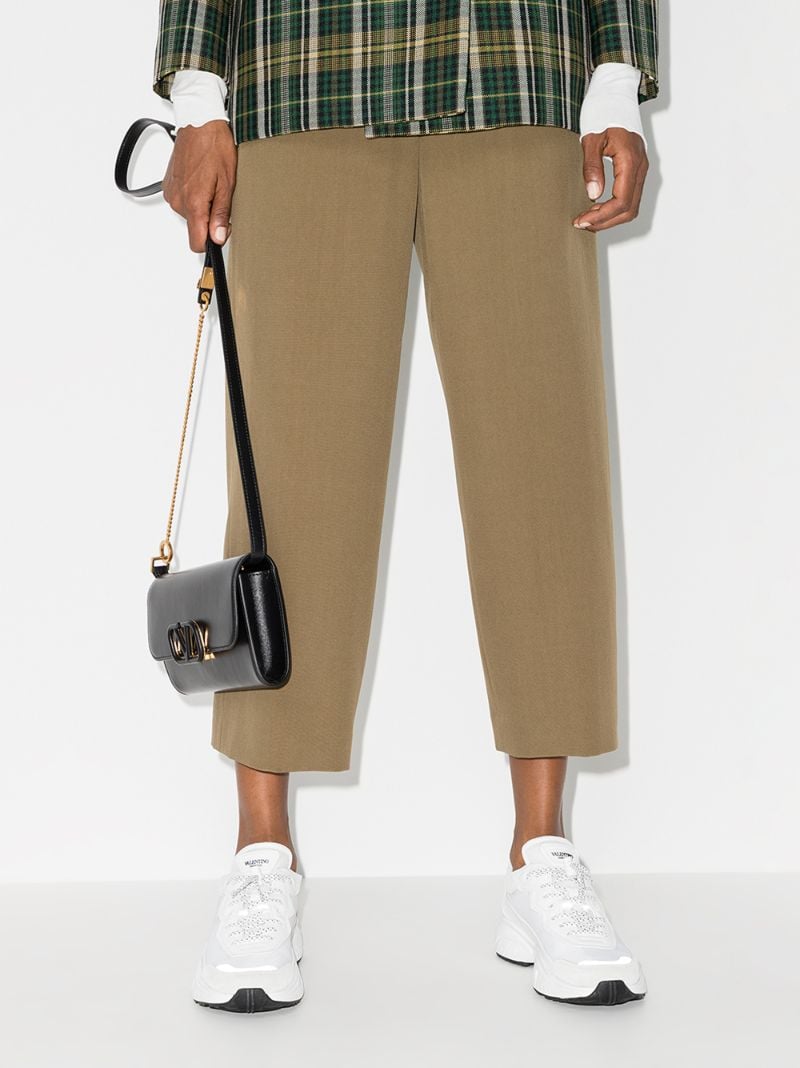 White Shegoes Contrast Panel Sneakers