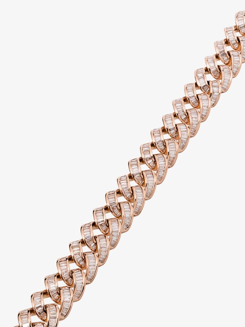 18k Rose Gold Essential Link Diamond Bracelet