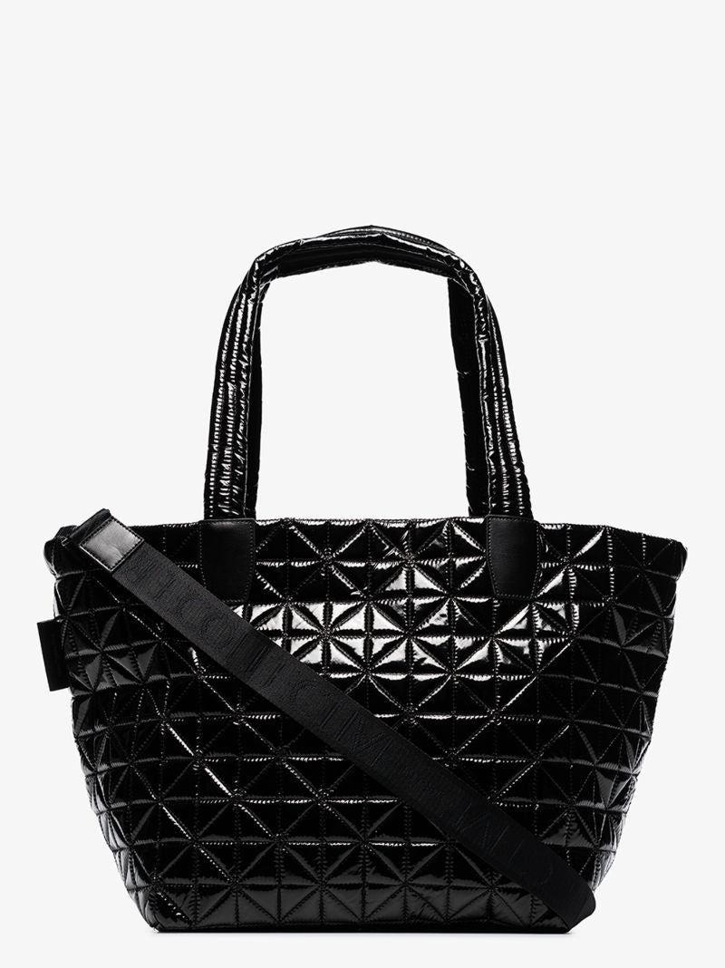 Black Vee Medium Tote Bag