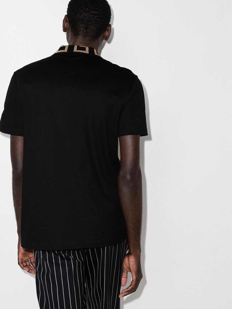 Greca Collar Polo Shirt