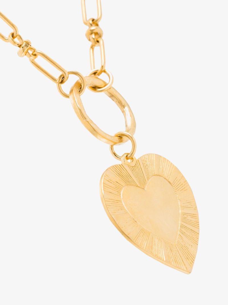 Gold-plated the Best Is Yet to Come Heart Necklace