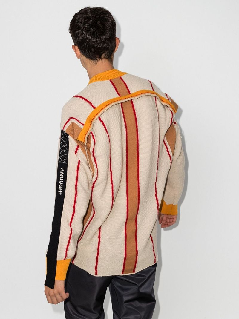 Colour-block Stripe Jumper