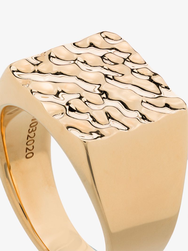18k Yellow Gold Aspect Signet Ring