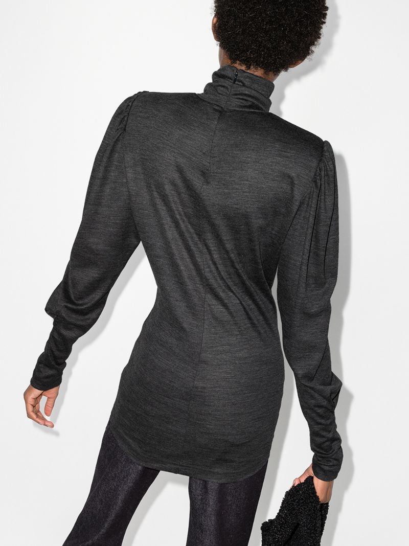 Gavina Roll Neck Wool Top