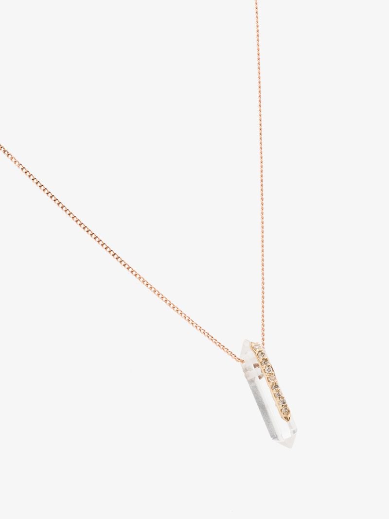 9k Yellow Gold Moon No. 1 Diamond Necklace