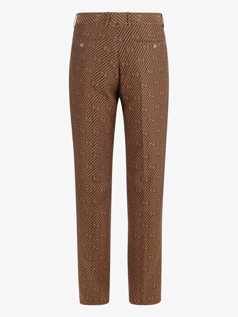 Gg Logo Print Trousers