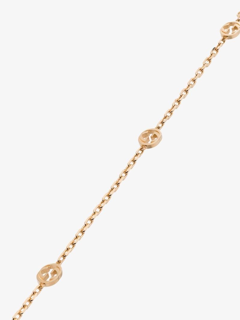 18k Yellow Gold Interlocking Gg Bracelet