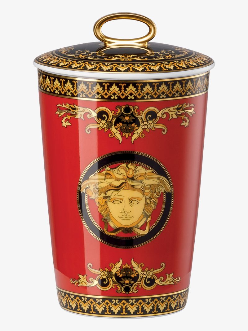 Red Medusa Candle