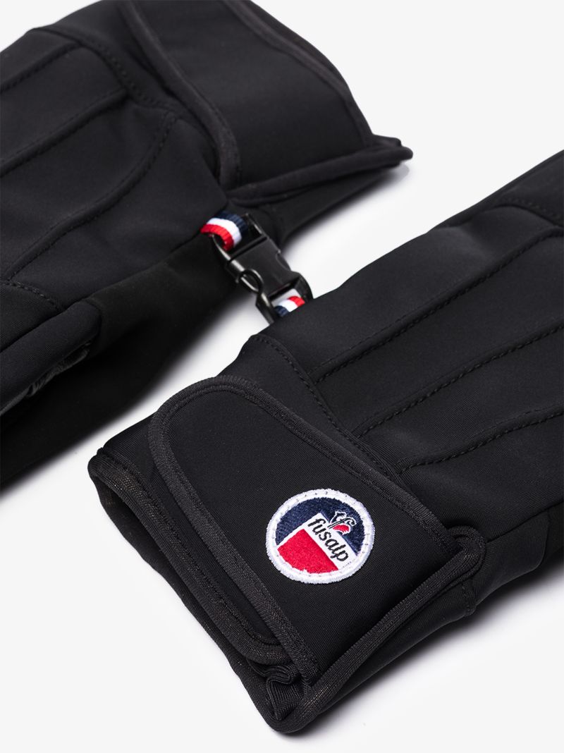 Black Glacier W Panelled Ski Gloves