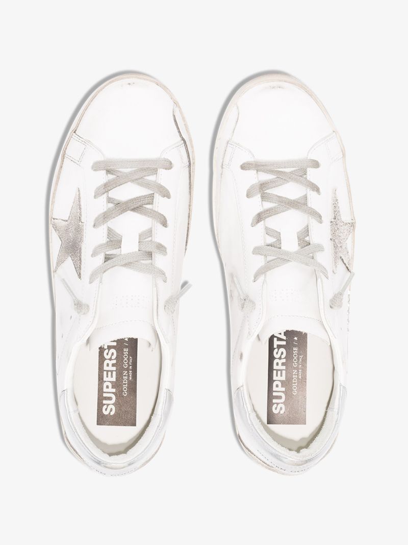 White Superstar Leather Sneakers