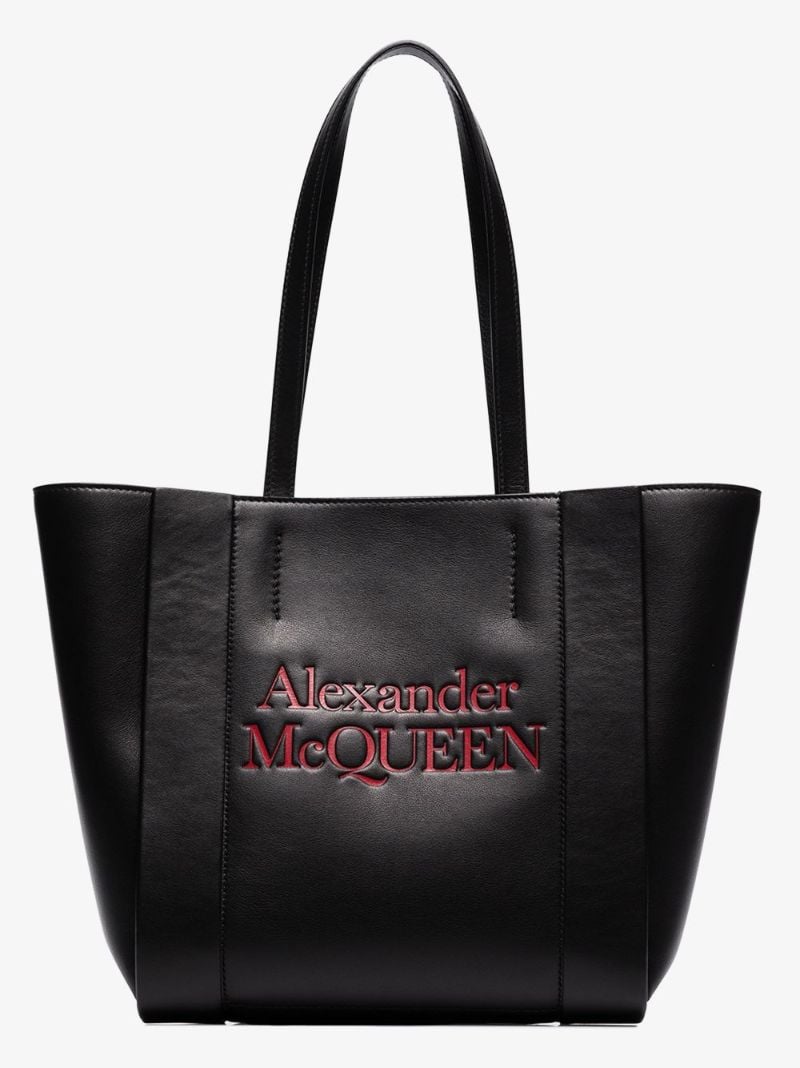Logo Embossed Tote Bag