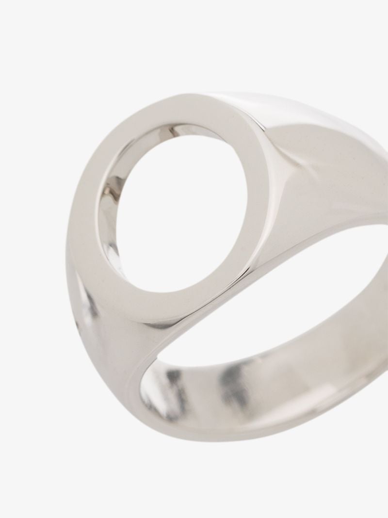 Sterling Silver Oval Open Ring