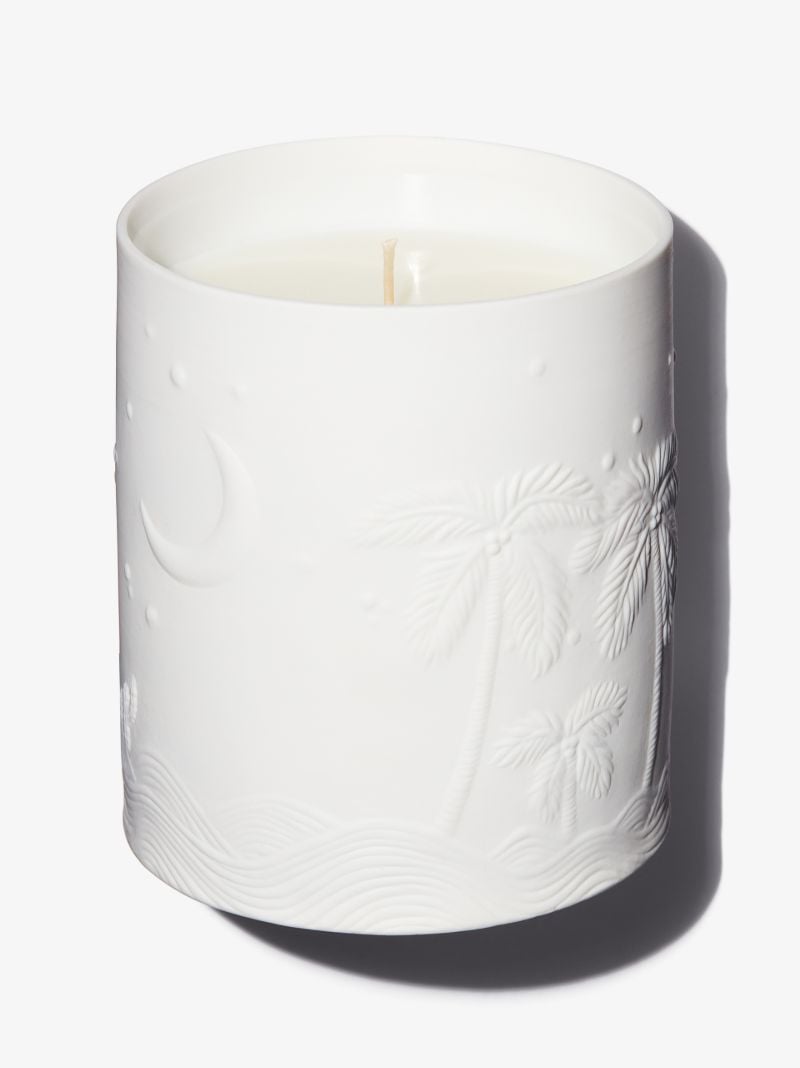 X Haas Brothers White Mojave Palm Candle