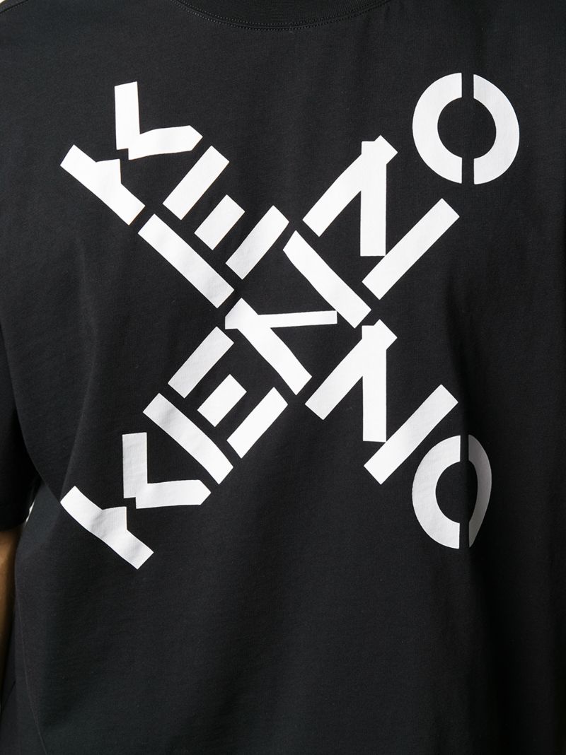 Sport Big X Logo Cotton T-shirt