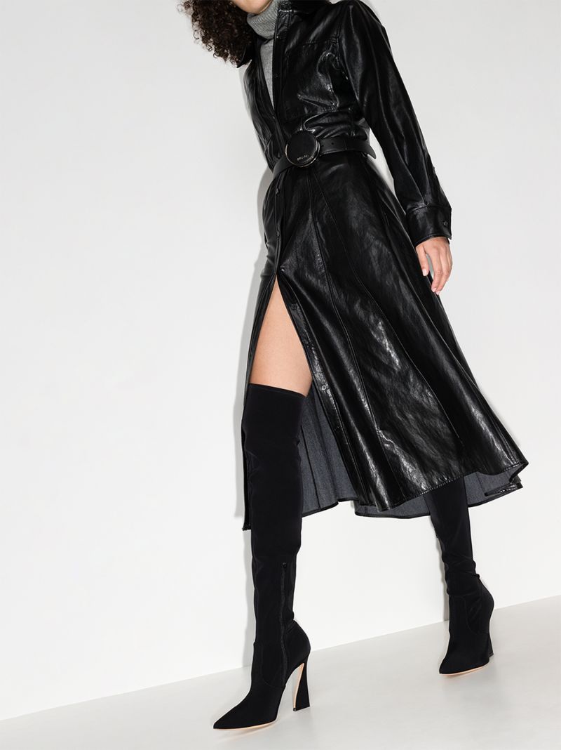 Black Atlas 105 Thigh-high Stretch Boots