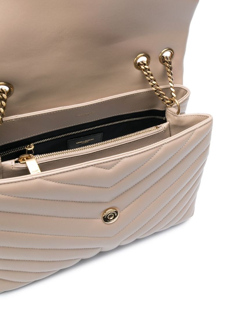 Slp Med Loulou Lthr Shldr Bag