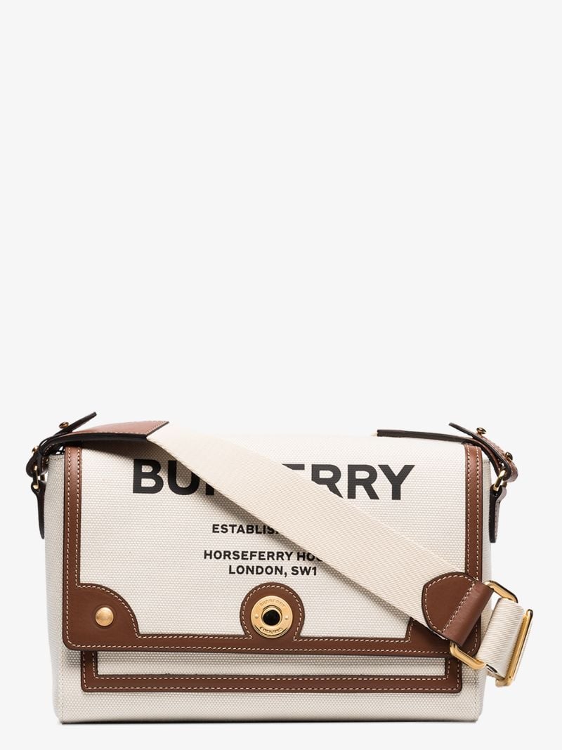 Neutral Note Horseferry Print Shoulder Bag