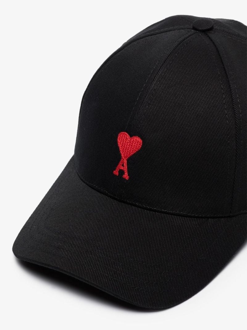 Black Classic Ami De Coeur Baseball Cap