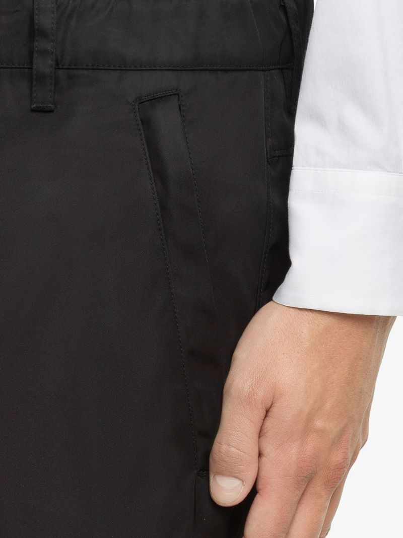Black Tapered Trousers
