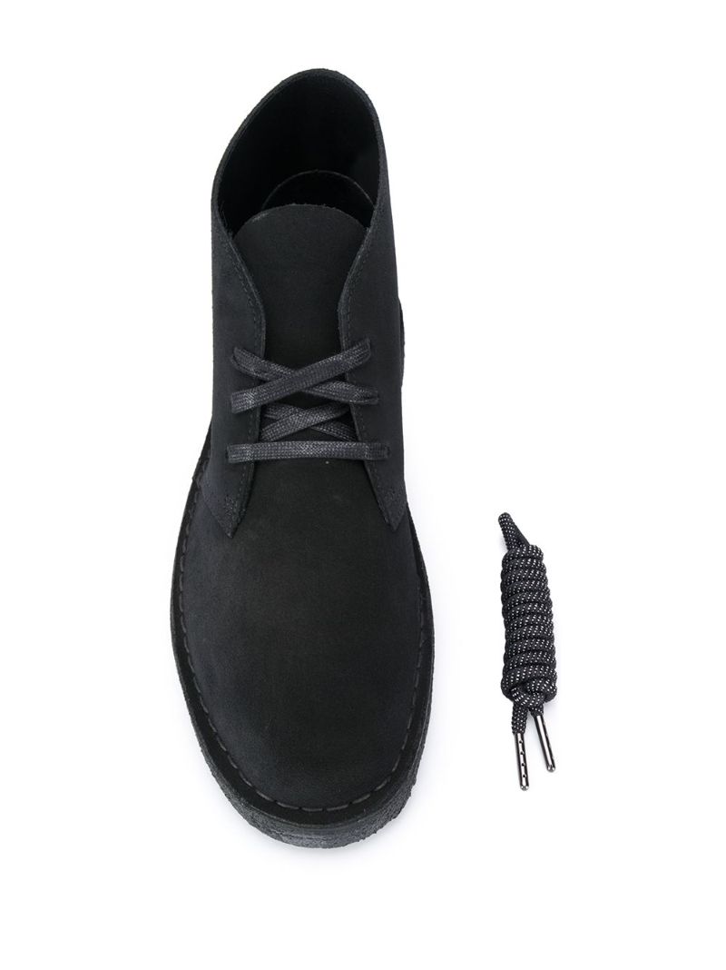 Black Suede Desert Boots