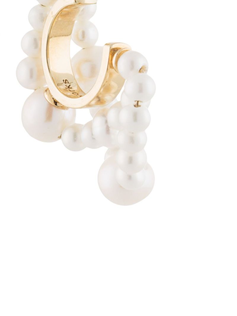 Gold Vermeil Cumulus Pearl Ear Cuff