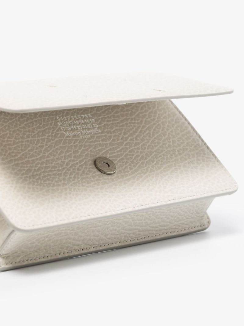 Grained Leather Clutch Bag