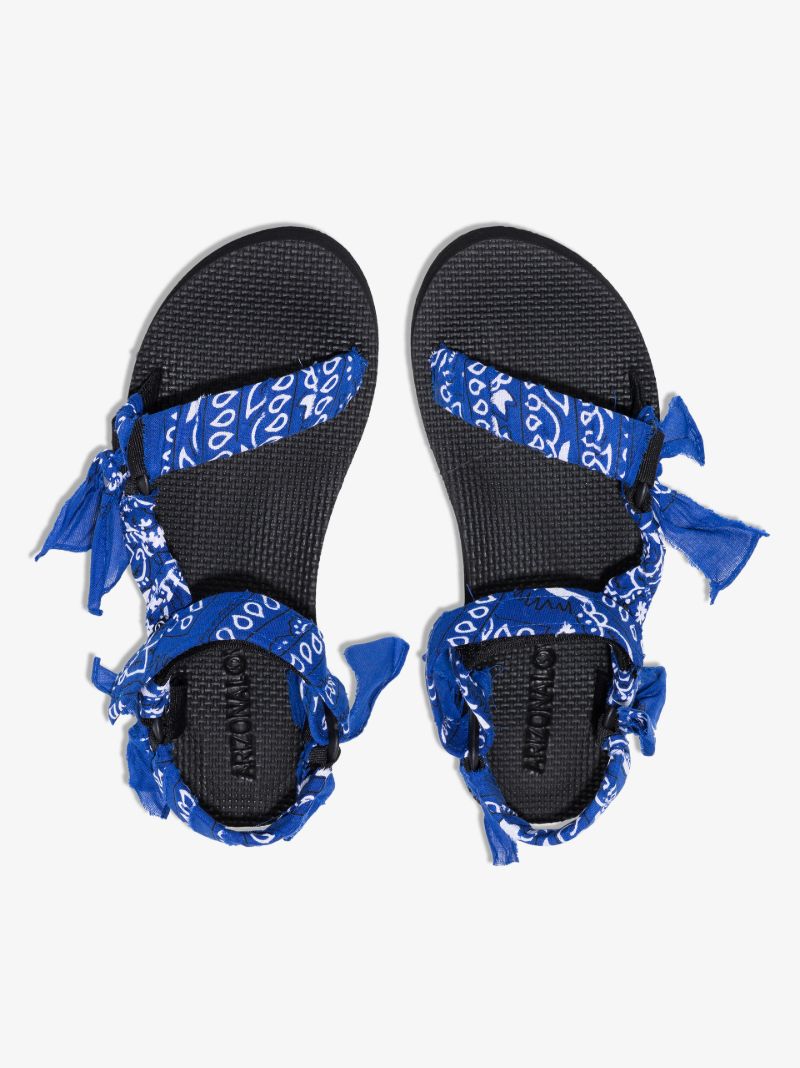 Blue Trekky Bandana Sandals