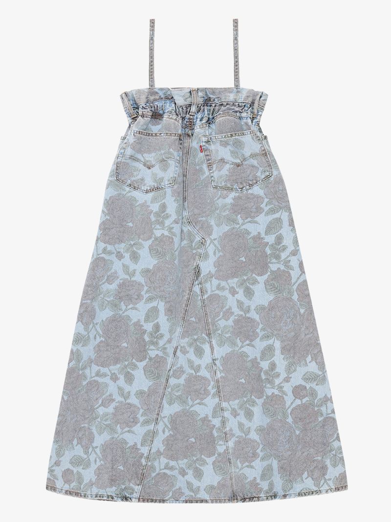 X Levi's Floral Denim Dress