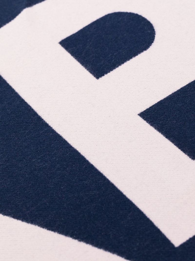 Blue Logo Wool Scarf