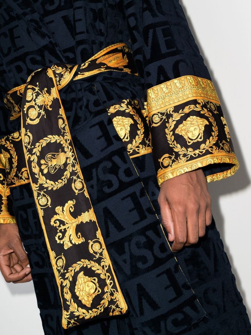 I Love Baroque Belted-waist Robe