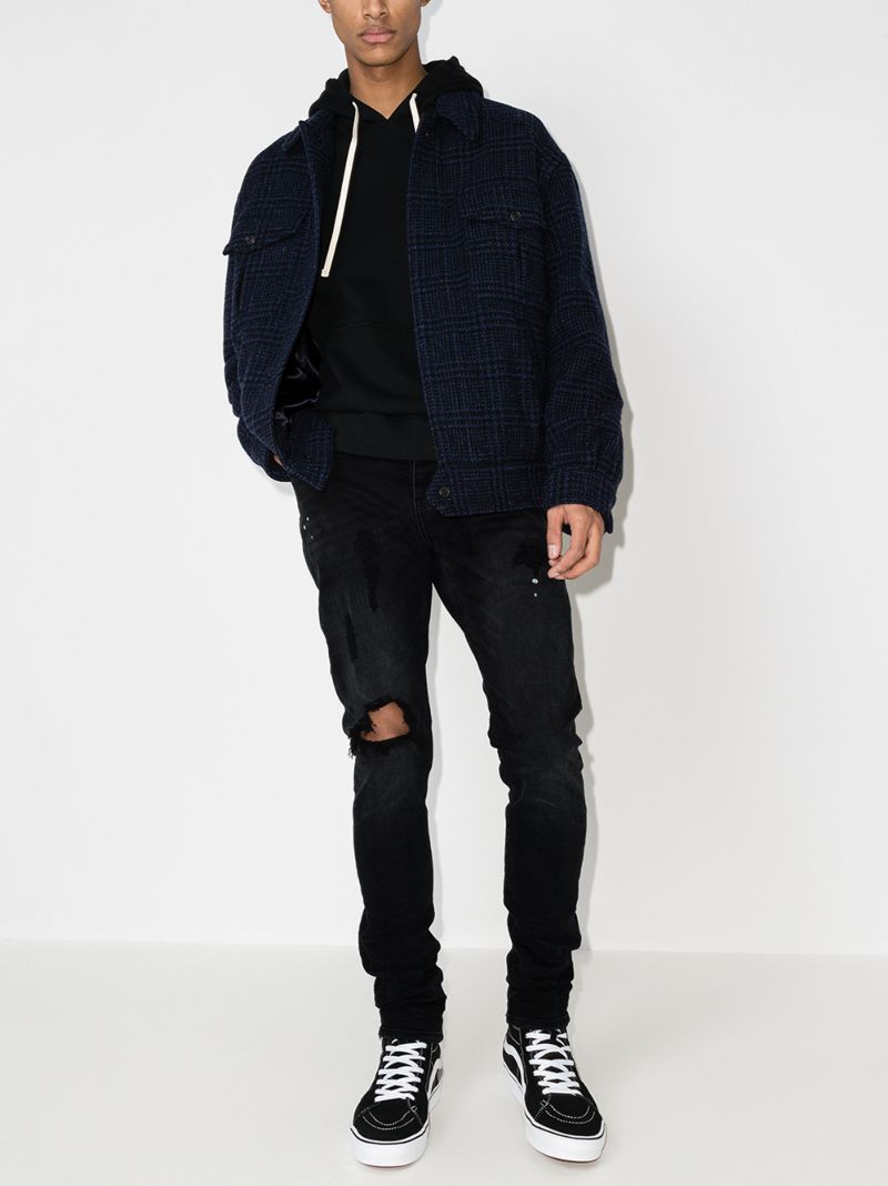 P002 Ripped Slim Jeans