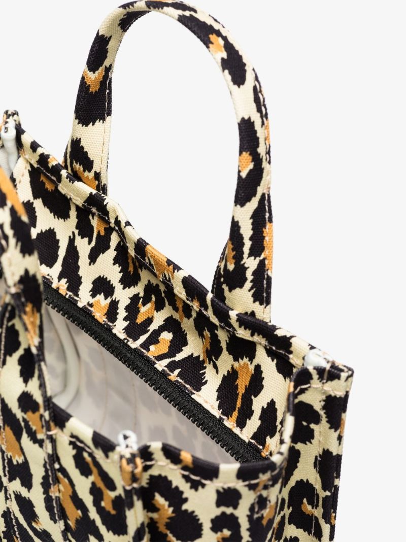 Brown the Mini Leopard Traveler Tote Bag