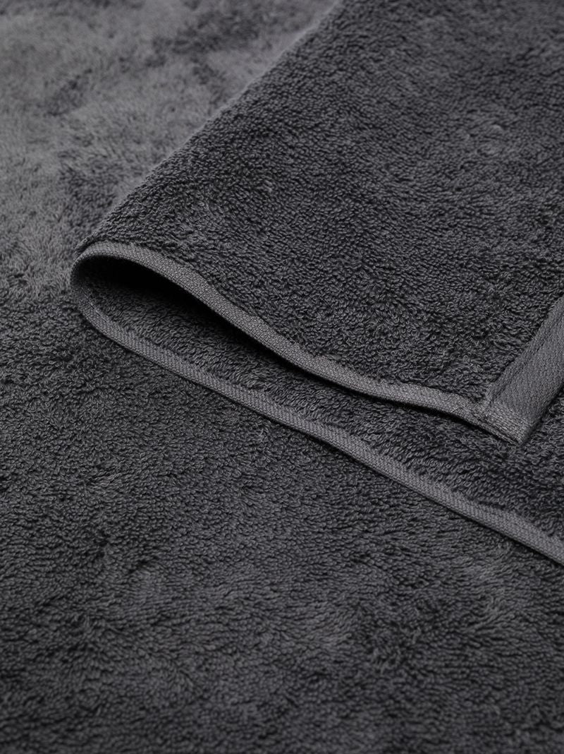 Grey Organic Terry Cotton Towel Set